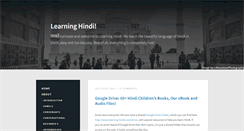 Desktop Screenshot of learning-hindi.com